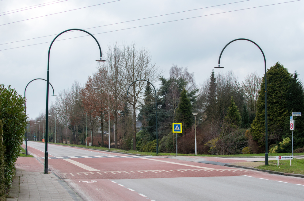 Lightronics PRUNUS D armaturen bij een oversteekplaats in Drachten