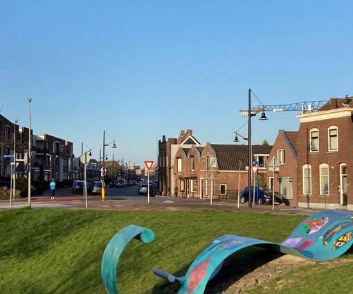 Lightronics armatuur in een woonwijk