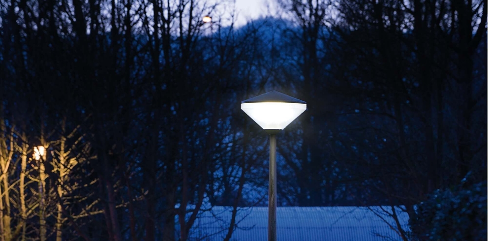 Lightronics KFK armatuur in woonwijk Lightronics KFK armatuur in woonwijk